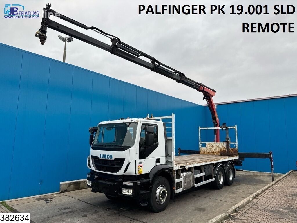 IVECO Trakker 410 6x4, EURO 6, Palfinger, Remote, Steel suspenion açık kasa kamyon