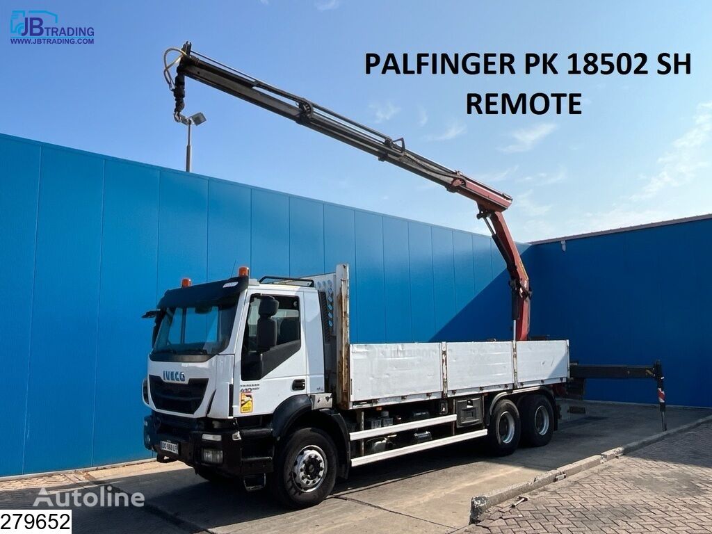 parda veoauto IVECO Trakker 6x4, EURO 6, Palfinger, Remote, Steel Suspension