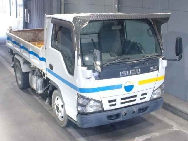 Isuzu ELF camión caja abierta