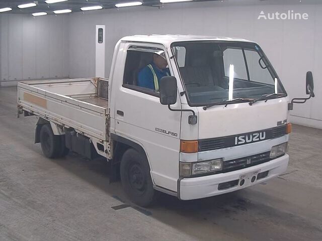 Isuzu ELF open laadbak vrachtwagen