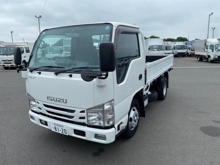 Isuzu ELF camión caja abierta