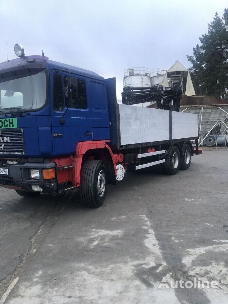 бортовой грузовик MAN 26 402 F16 6X4 HIAB 175