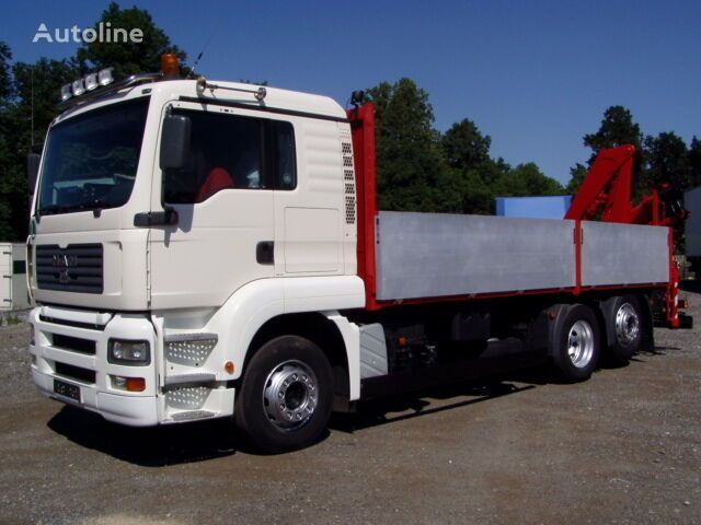 MAN 26.430  flatbed truck