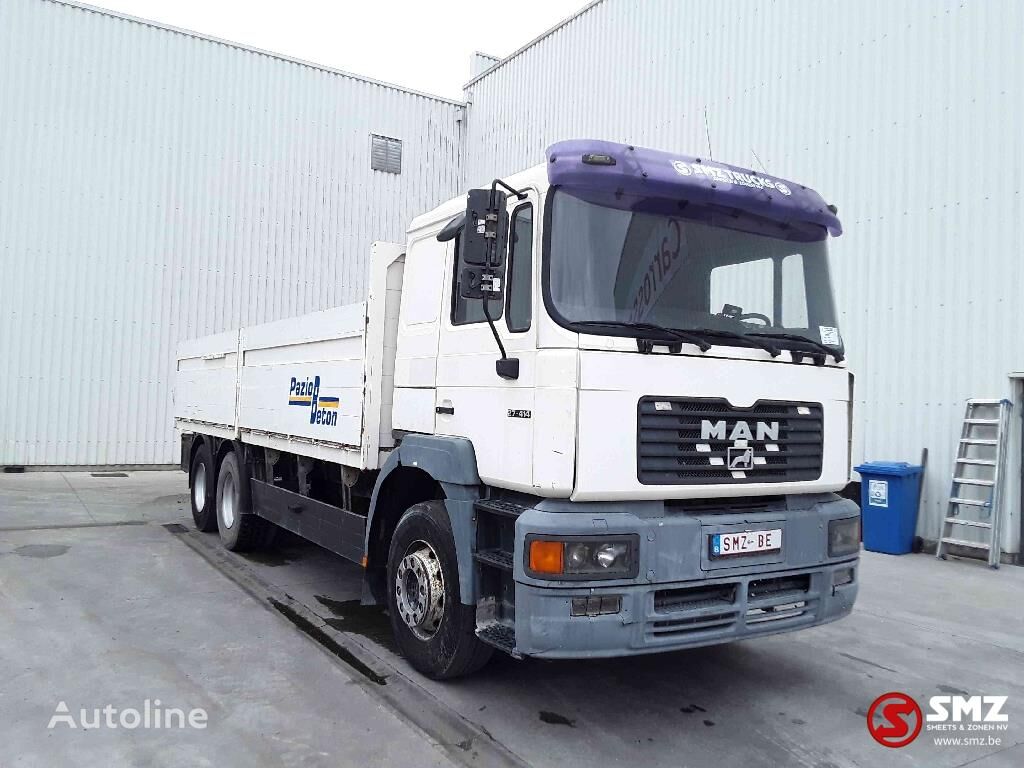 MAN 27.414 6x4 flatbed truck