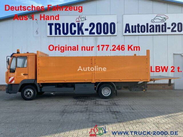 MAN LE flatbed truck