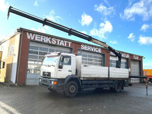 MAN M2000 18.284 ML Pritsche Heckkran Hiab 102 flatbed truck