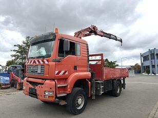 MAN TGA 18.480* 4x4* Blatt/Blatt* Kran Atlas 225.2A3 flatbed truck