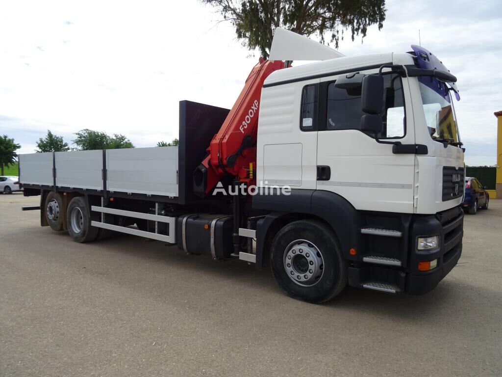 MAN TGA 26 320 flatbed truck