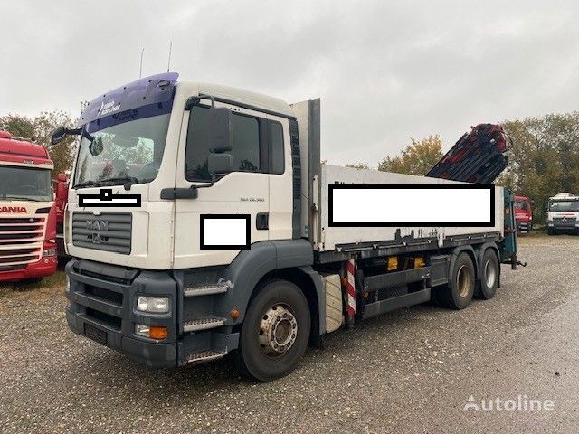 MAN TGA 26.360 flatbed truck