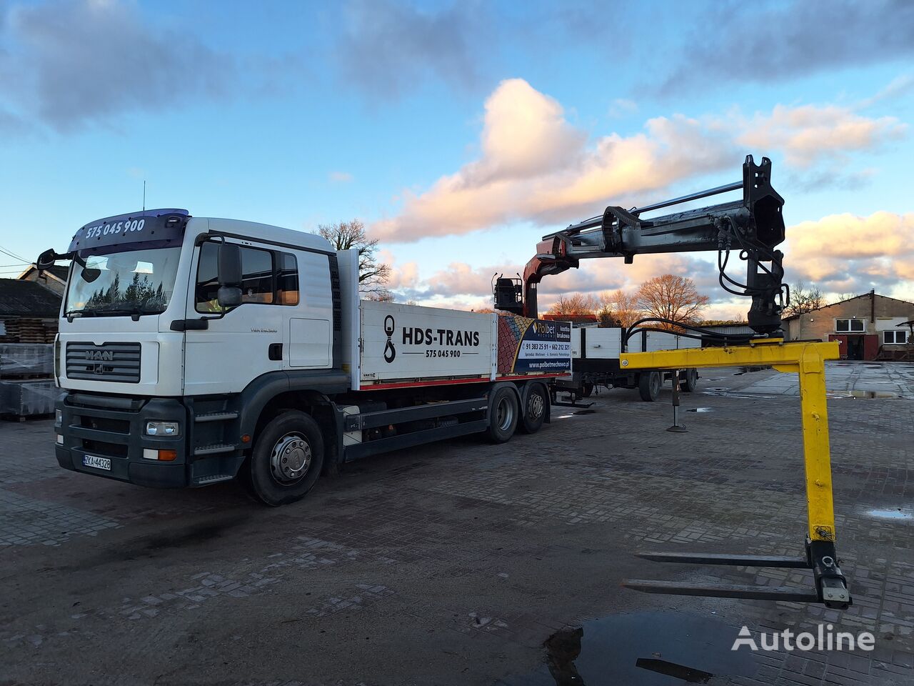 camion plateau MAN TGA 26.360