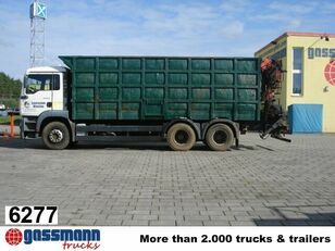 camion plateau MAN TGA 26.413 BB 6x4 Kran Heckkran Jonsered 1020