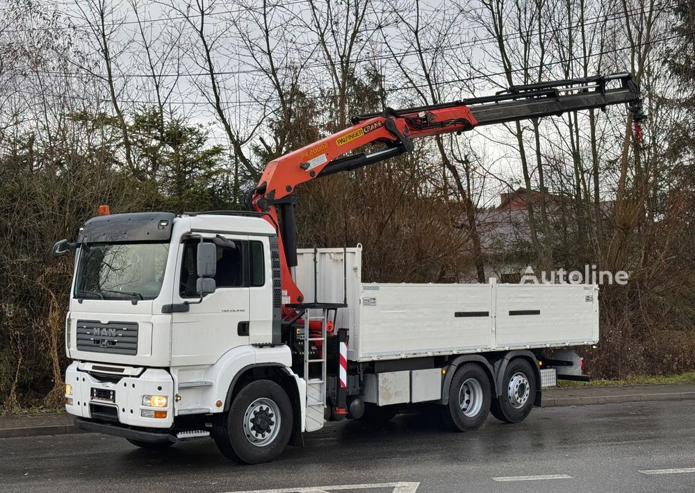 MAN TGA 26-440 flatbed truck