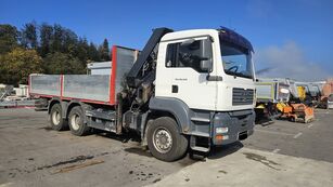 MAN TGA 33.430 + HIAB 322 E-2 HIPRO flatbed truck