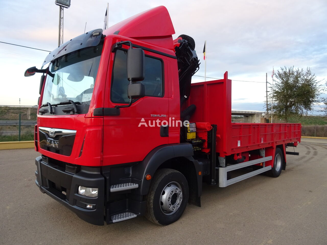 MAN TGM 15 250 flatbed truck