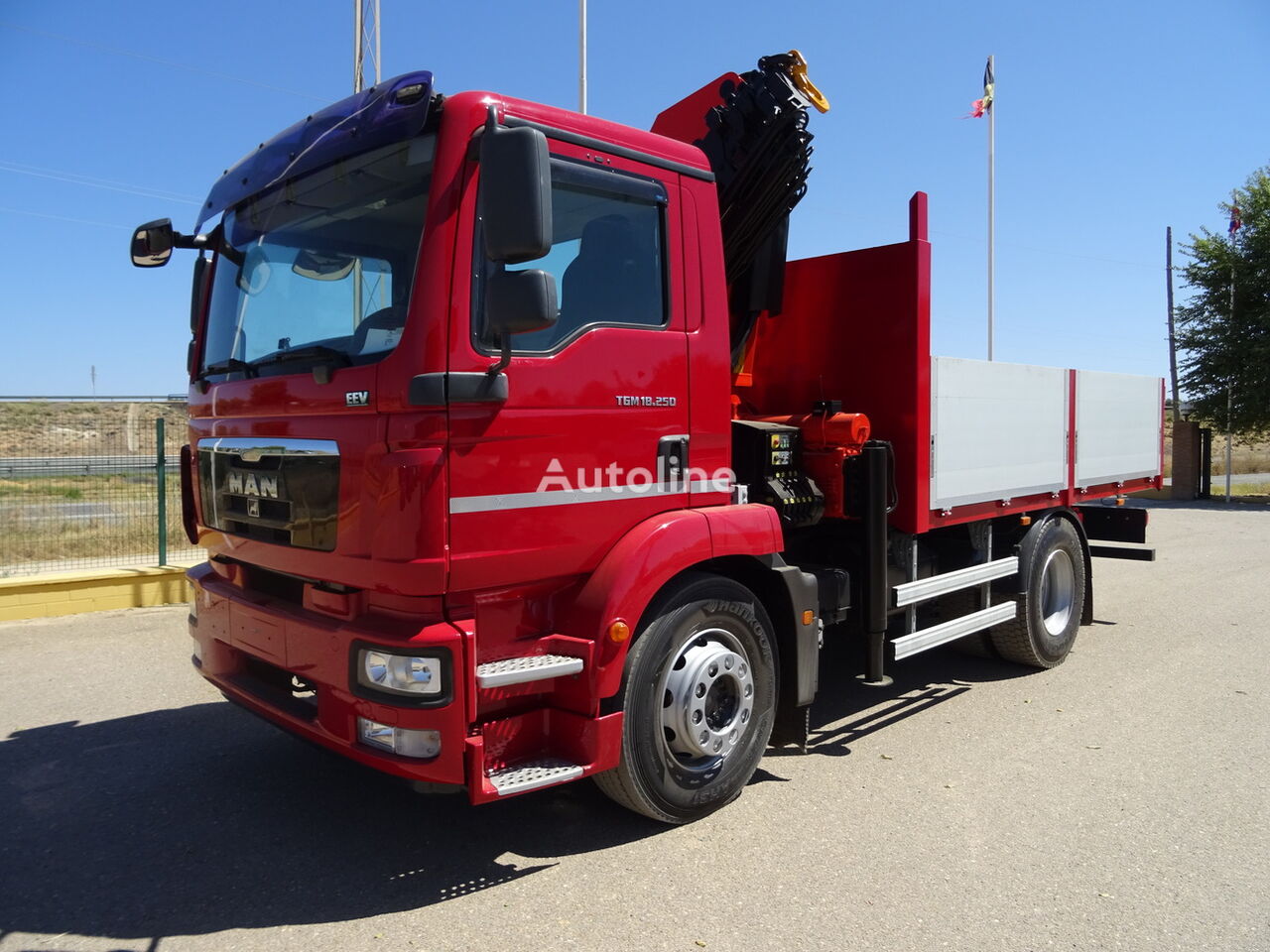 MAN TGM 18 250 flatbed truck