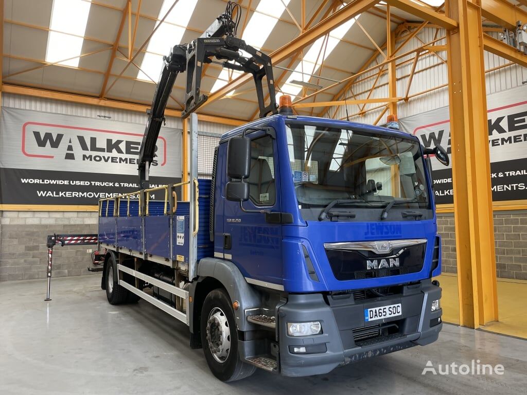 dropside camion MAN TGM 18.250 *EURO 6*, 4X2 18 TONNE BRICK GRAB – 2016 – DA65 SOC