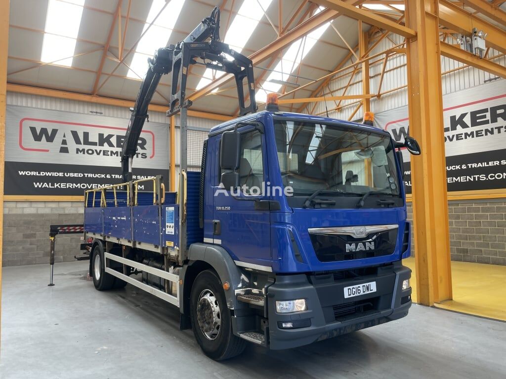 MAN TGM 18.250 *EURO 6*, 4X2 18 TONNE BRICK GRAB – 2016 – DG16 DWL Pritsche LKW