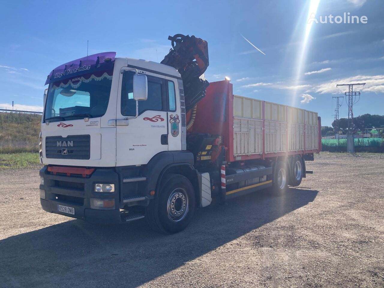 MAN TGM 430 flatbed truck