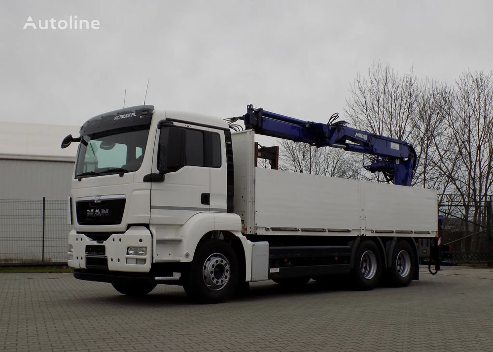 MAN TGS 26.360  flatbed truck