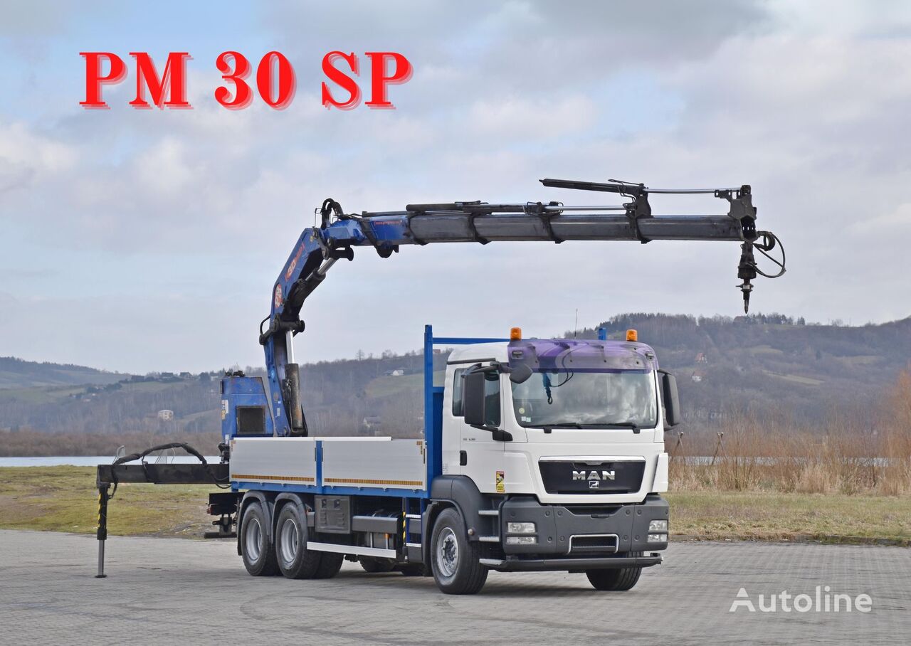 MAN TGS 26.360 kamion s ravnom platformom - Autoline