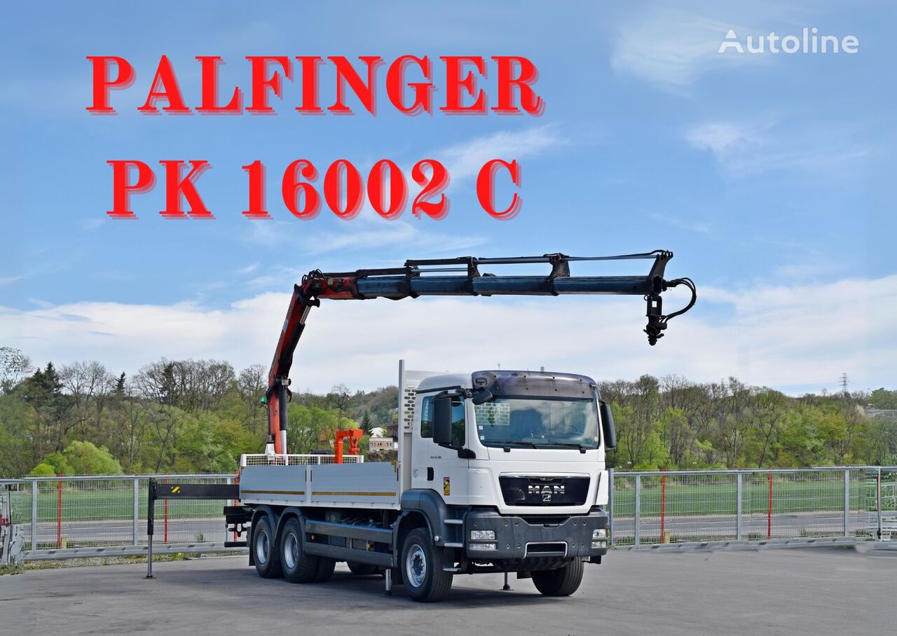 MAN TGS 26.360 flatbed truck