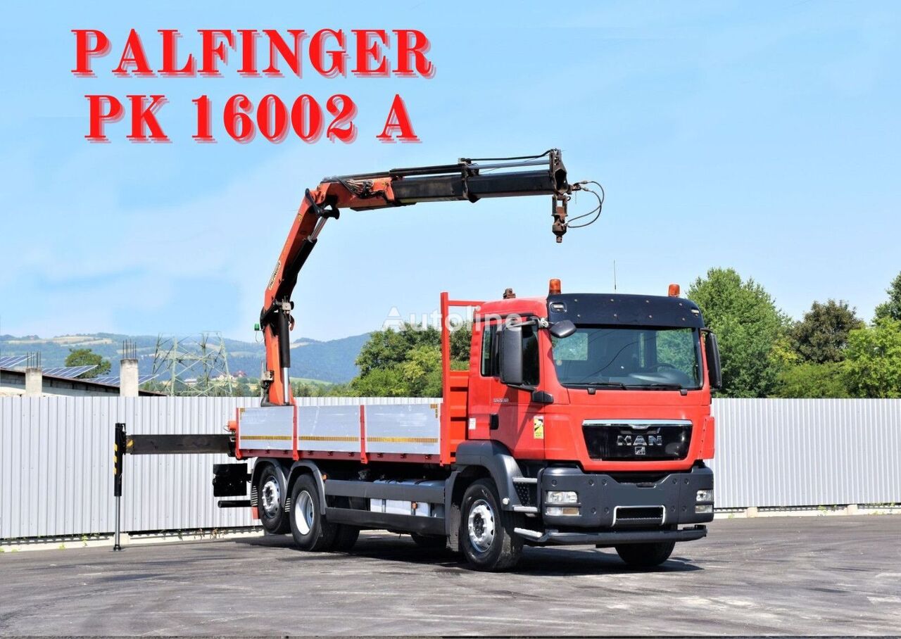 MAN TGS 26.360 flatbed truck