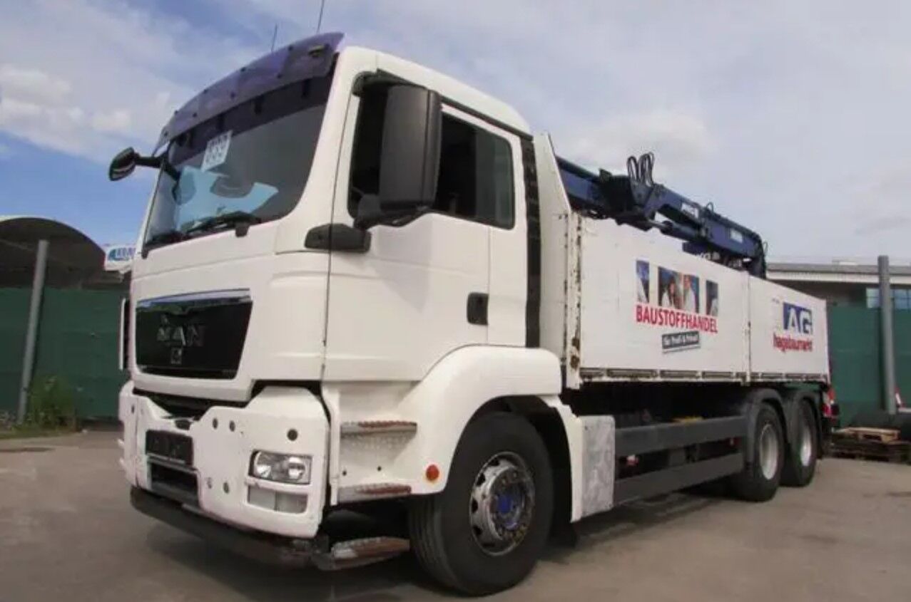 MAN  TGS 26.360 flatbed truck