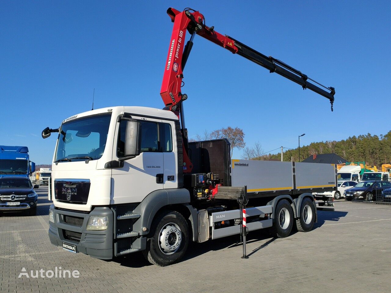 MAN TGS 26.360 6x4 flatbed truck - Autoline