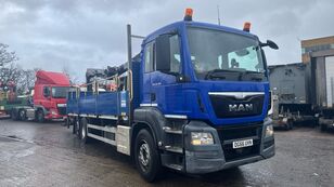 MAN TGS 26.360 EURO 6 flatbed truck