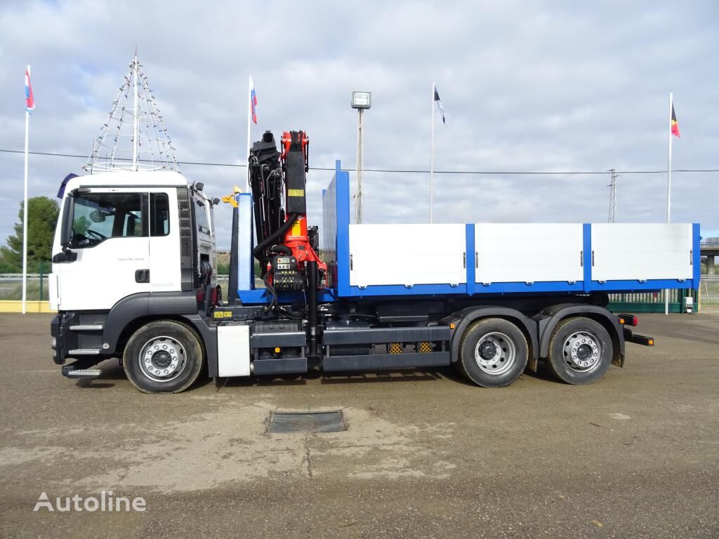 camion plateau MAN TGS 26 400