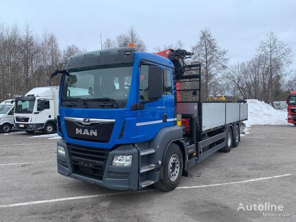 MAN TGS 26.420  flatbed truck