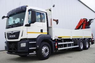 MAN TGS 26.420 6&times;4 / Fassi F215A.2.24 / remote control / Rotator / 1 a&ccedil;ık kasa kamyon
