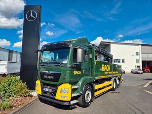 MAN TGS 26.420 / 6x2-4 LL / Hiab 177K PRO flatbed truck
