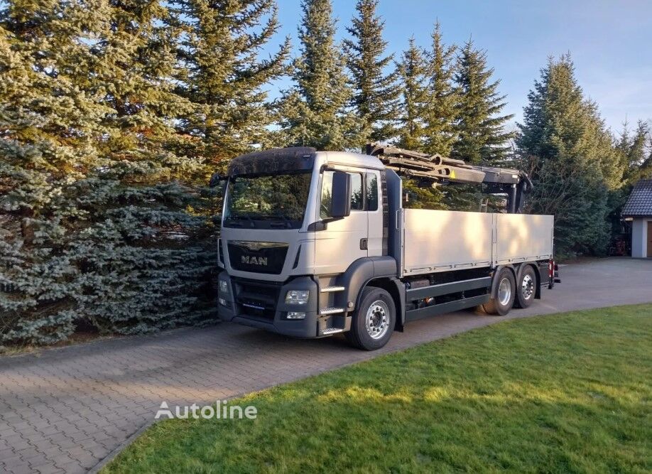 Купить бортовой грузовик MAN TGS 26.420 6x2 Flatbed + Crane ATLAS 186.3 | Autoline AZ Бортовой грузовик MAN TGS 26.420 6x2 Flatbed + Crane ATLAS 186.3 - Autoline