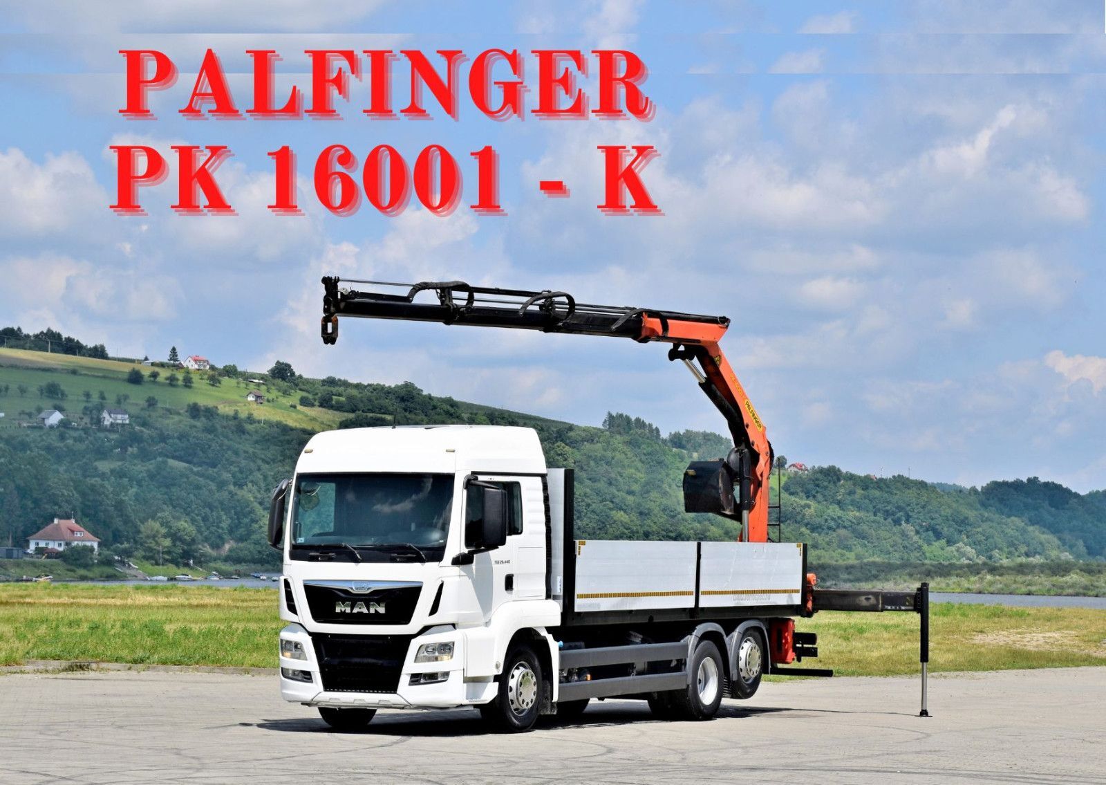 MAN TGS 26.440  flatbed truck