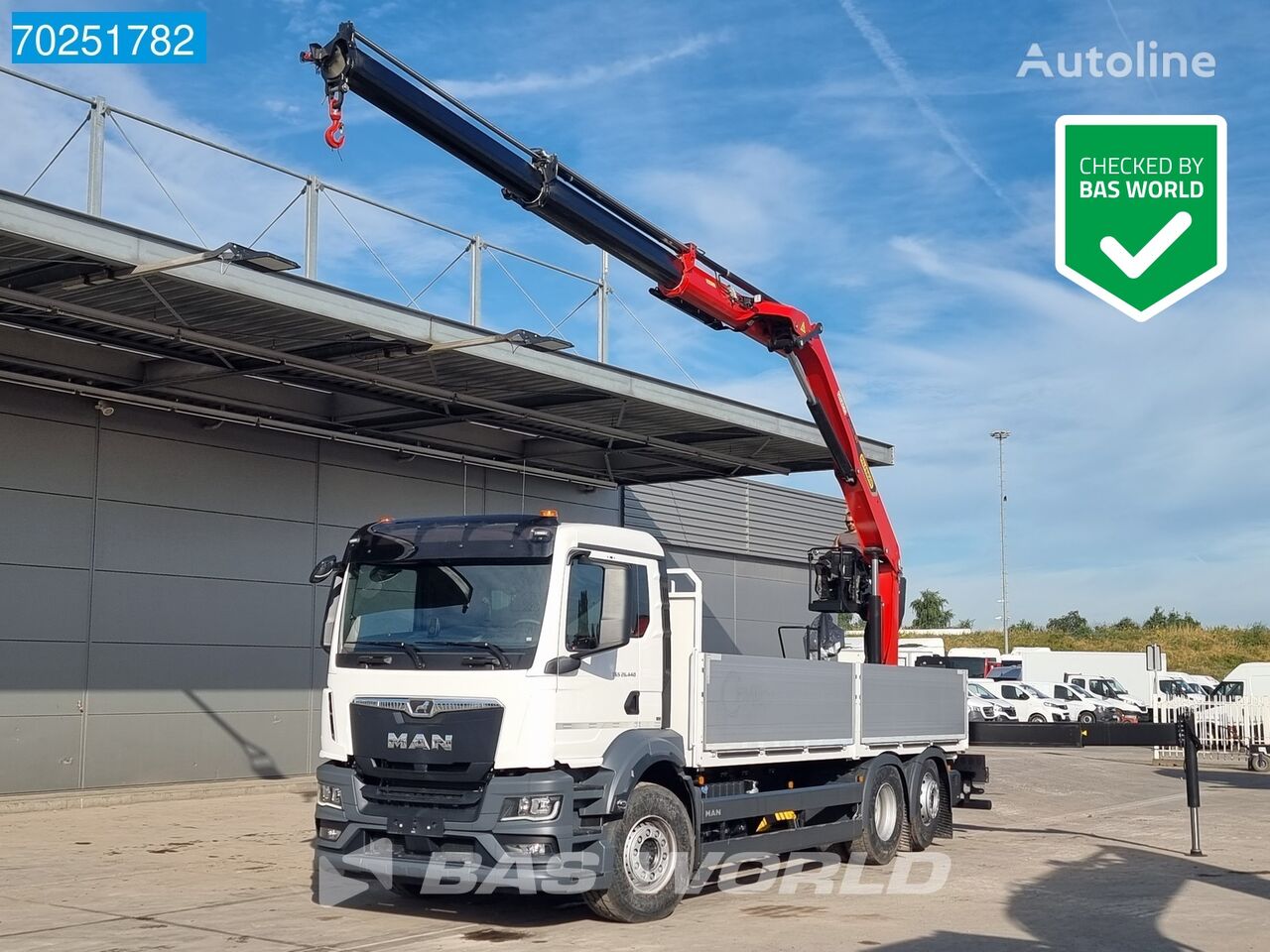 ny MAN TGS 26.440 6X2 NEW Palfinger PK 20.501 L TEC3 Kran Crane Euro 6 flak lastbil