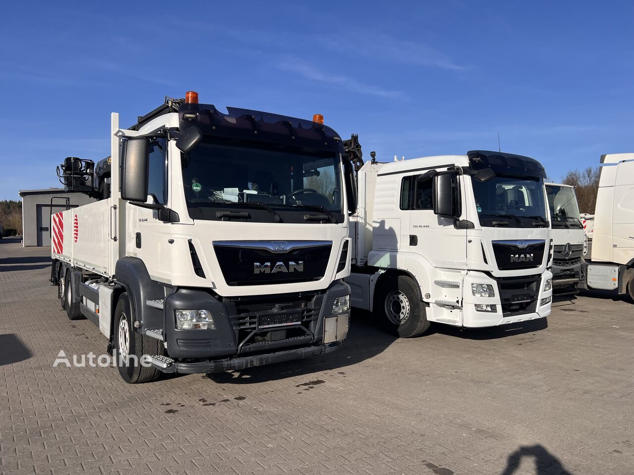 MAN TGS 26.440 Kran PK 23.001 L TEC -TOP  import DE flatbed truck - Autoline