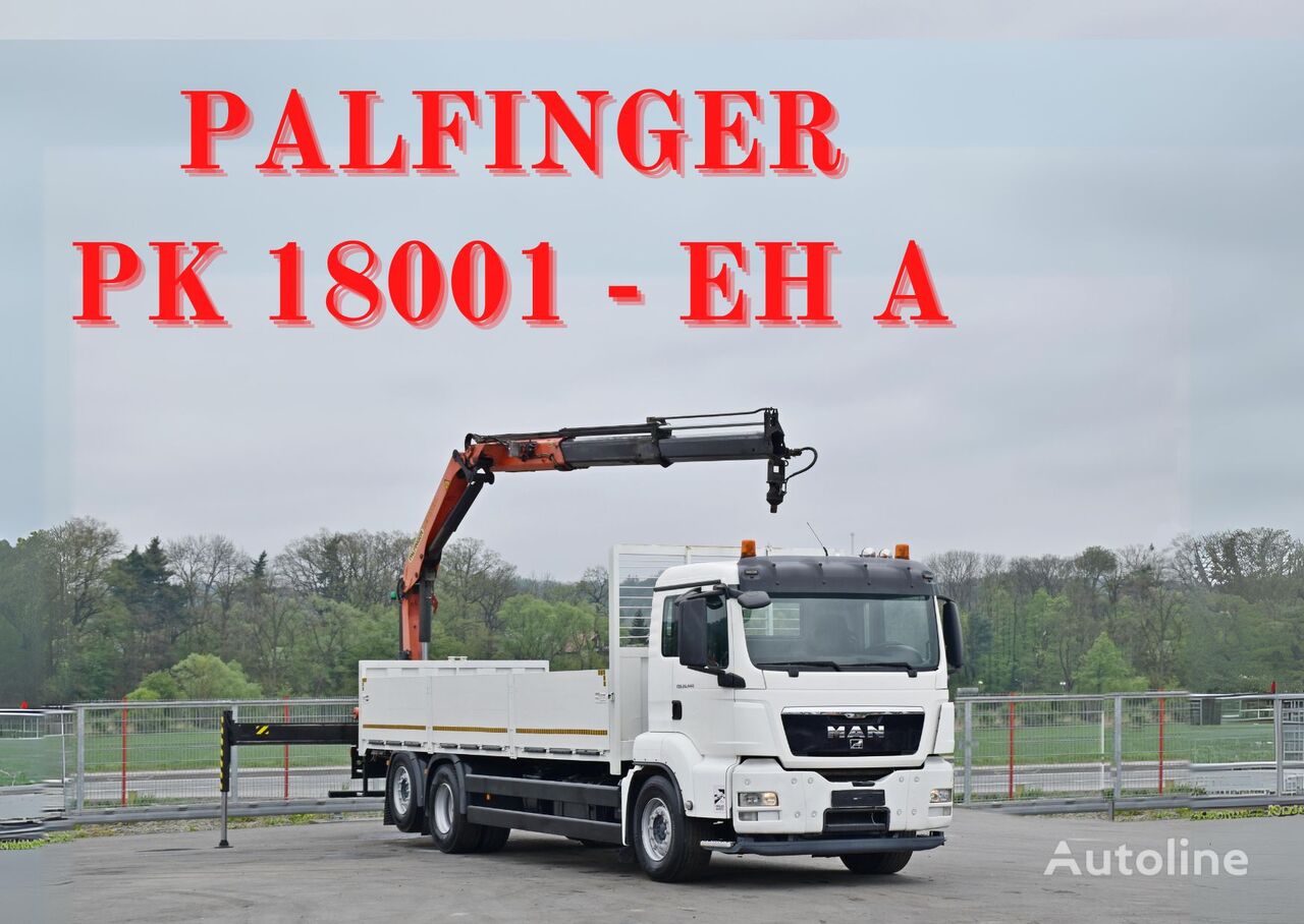 MAN TGS 26.440* PK 18001 - EH A + FUNK* TOPZUSTAND flatbed truck