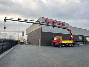 شاحنة مسطحة MAN TGS 26.480 6X4 MET PALFINGER PK 42002-SH G KRAAN / KRAN / CRANE