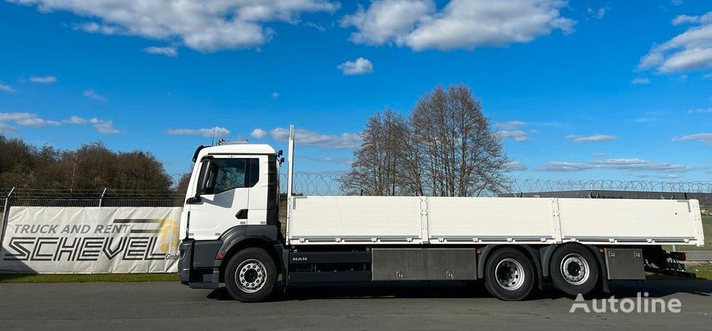 new MAN TGS 26.480 Pritsche flatbed truck