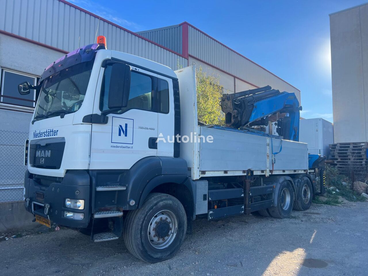 MAN TGS 28.480 flatbed truck