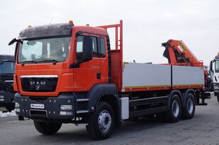 бортова вантажiвка MAN TGS 33.400 / 6x4 / SKRZYNIOWY - 6,5M / HDS PALFINGER 22002 4xwys