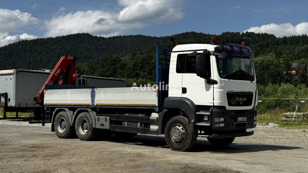 MAN TGS 33.400 HDS Fassi F150 6x4 açık kasa kamyon