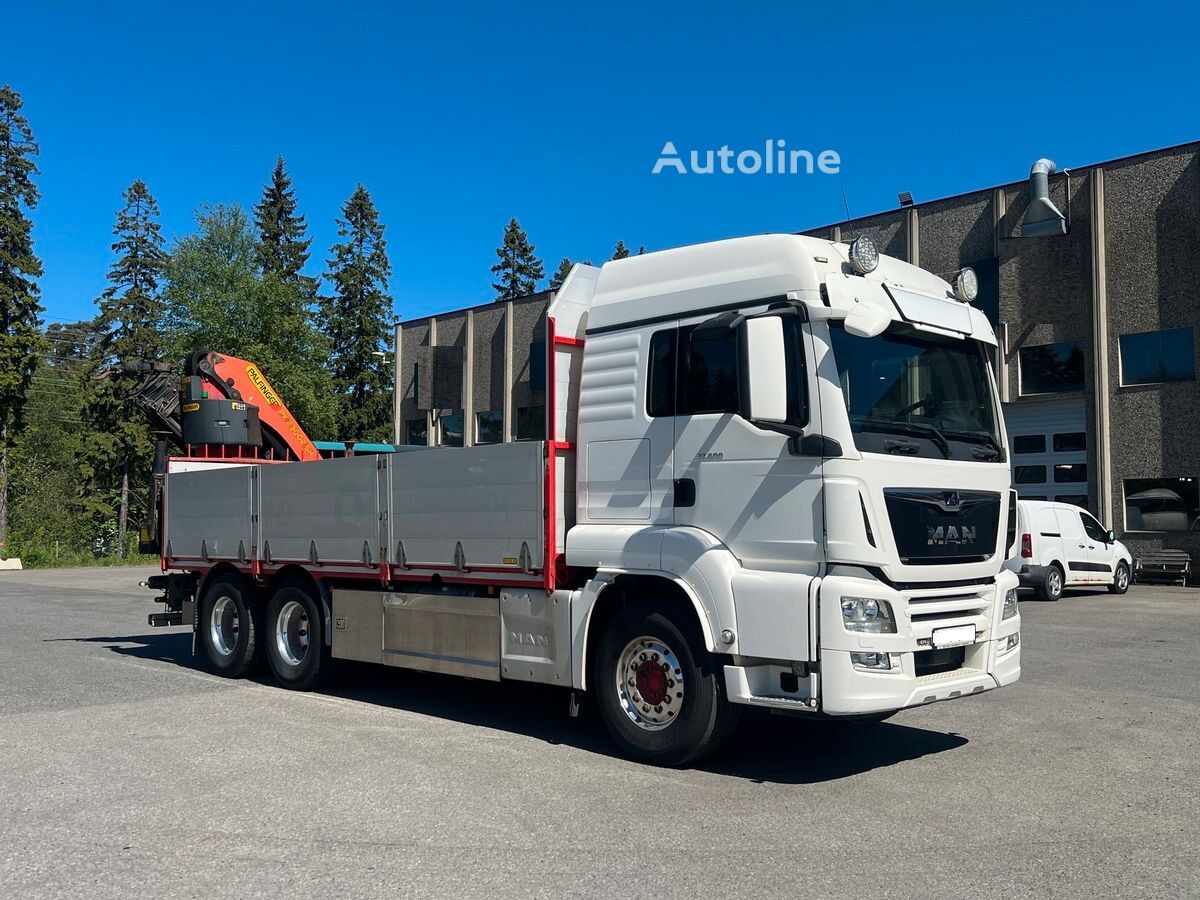 MAN TGS 33.500 6x4 PALFINGER PK 23002 SH camión caja abierta - Autoline