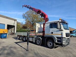 MAN TGS 35.440 8X4 Hydrodrive + HMF 4220 K5 2007 フラットベッドトラック