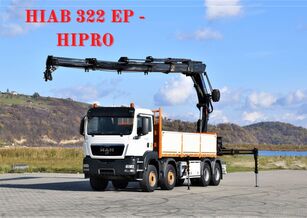 MAN TGS 35.440 * HIAB 322 EP-5HIPRO+FUNK / 8x4! planbil