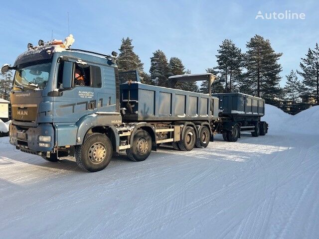 MAN TGS 35.480  flak lastbil + flak trailer