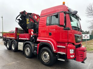 dropside camion MAN TGS 35.500 8x4 + (36m!) CRANE PALFINGER PK110002-SH G + PJ 170 E