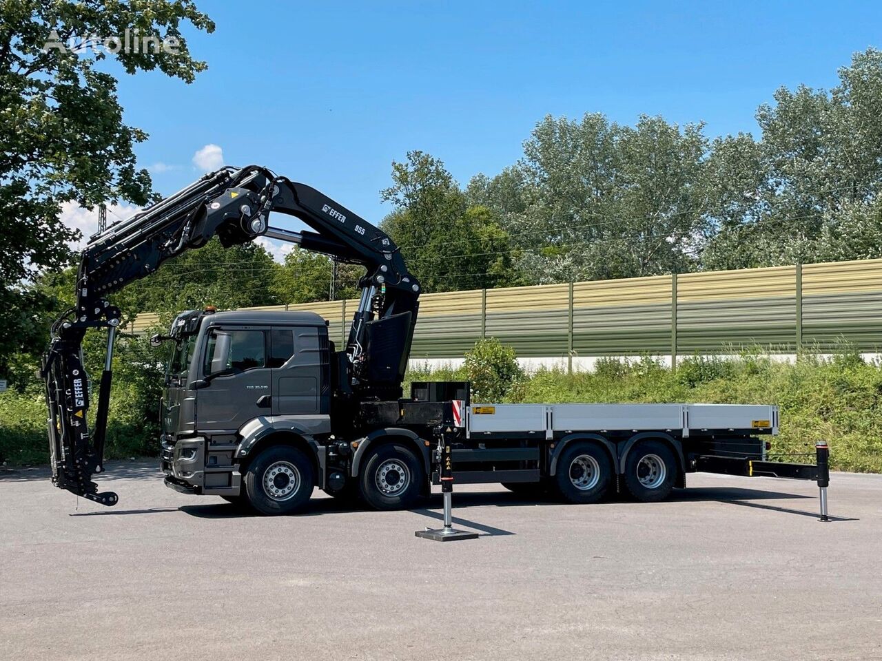 yeni MAN TGS 35.520 8X4 TG 3 EFFER 955-8s +Jib 6sAUTOKRAN açık kasa kamyon