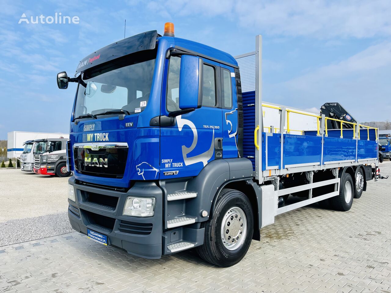 MAN TGS TGX 26.360  platós teherautó